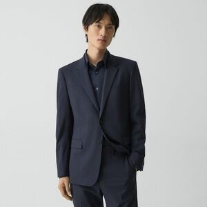 NWT THEORY Stretch Wool Blazer in Navy
